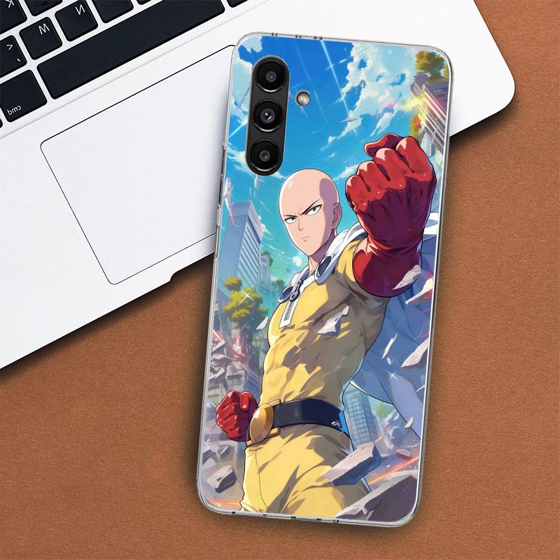 One P-Punch-Man Saitama King Phone Case For Samsung Galaxy A56 A55 A54 A53 A16 A15 A14 A13 A36 A35 A34 A33 A26 A25 A24 A23 A05S