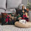 Kpop Apink Doll In 'Pink Christmas' Pillow Case Square Pillow Bedroom Sofa Leisure Comfort Cushion Living Room Home Decoration