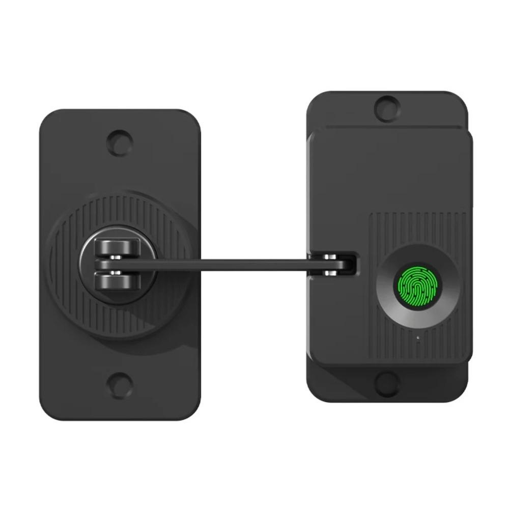 Chiild Proof Fingerprint Cabinet Lock No Drill Multifunctional Windows Lock Fingerprint Access Fingerprint Fridge Lock