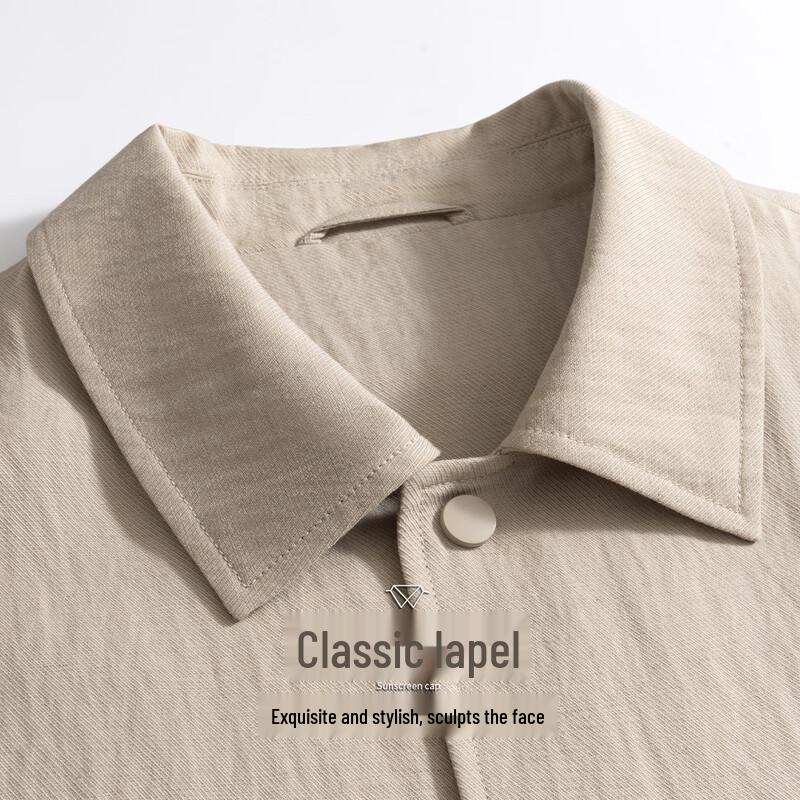 Hodo Men's Tencel & Linen Lapel Jacket