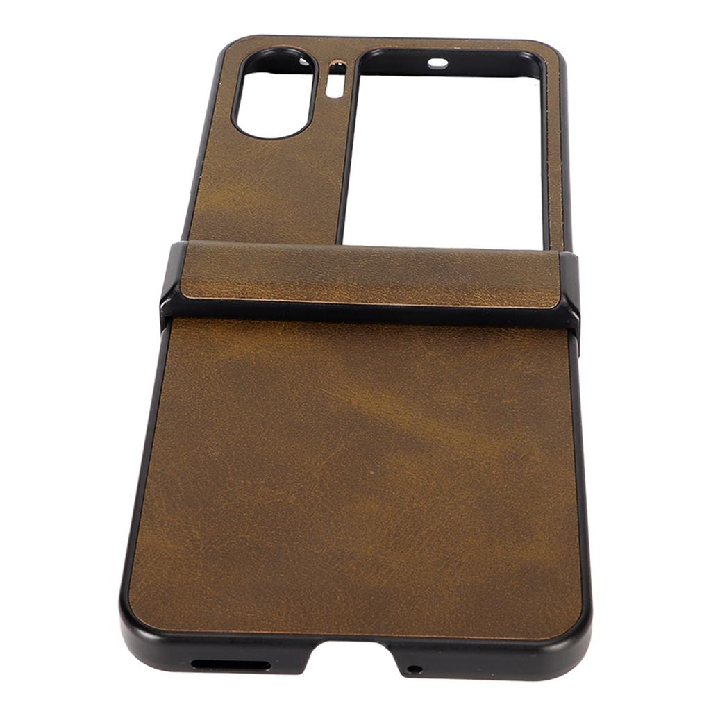 Case for Oppo Find N2 Flip Synthetic Leather Ultra Thin Shockproof Phone Protective Cover for Oppo Find N2 Flip