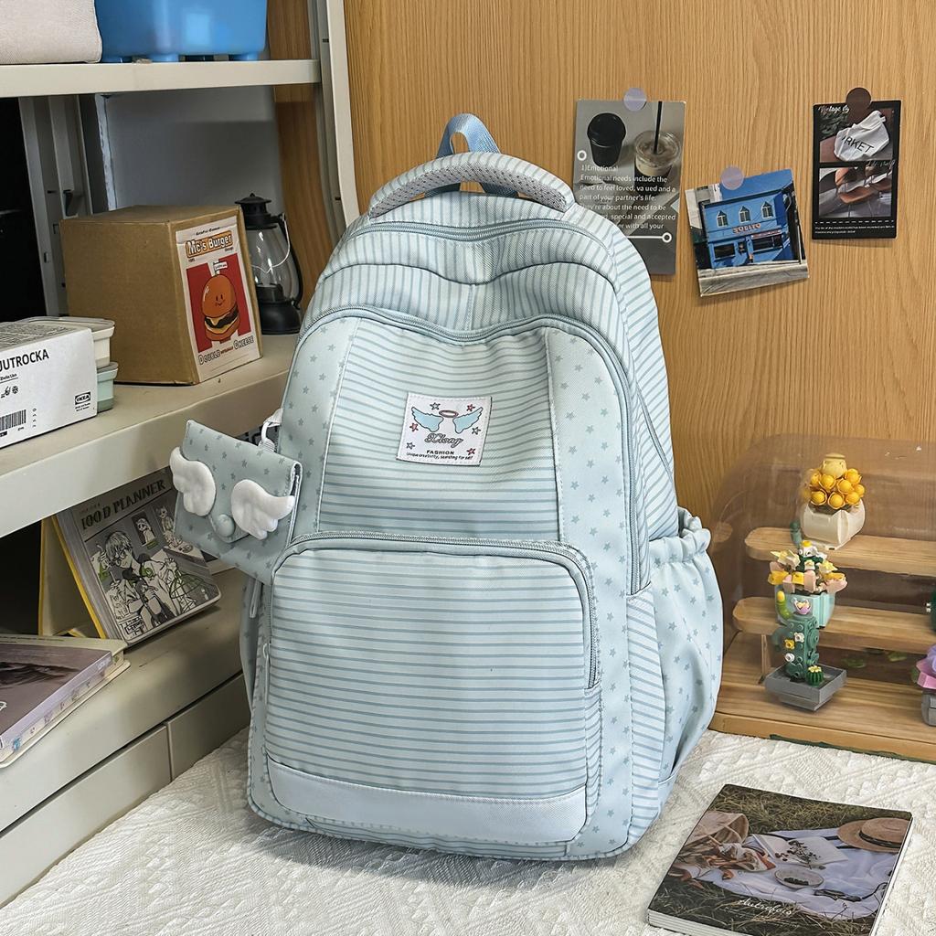 Schoolbag Korean schoolbag girl original design sense niche non-collision large capacity junior high school backpack ins wind backpack