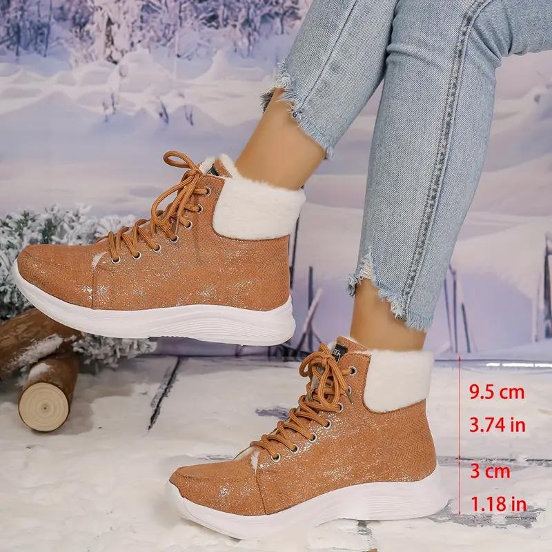 

Зимние женские короткие ботинки на шнуровке с плоским дном, простые, с острым носком 43 оранжевый