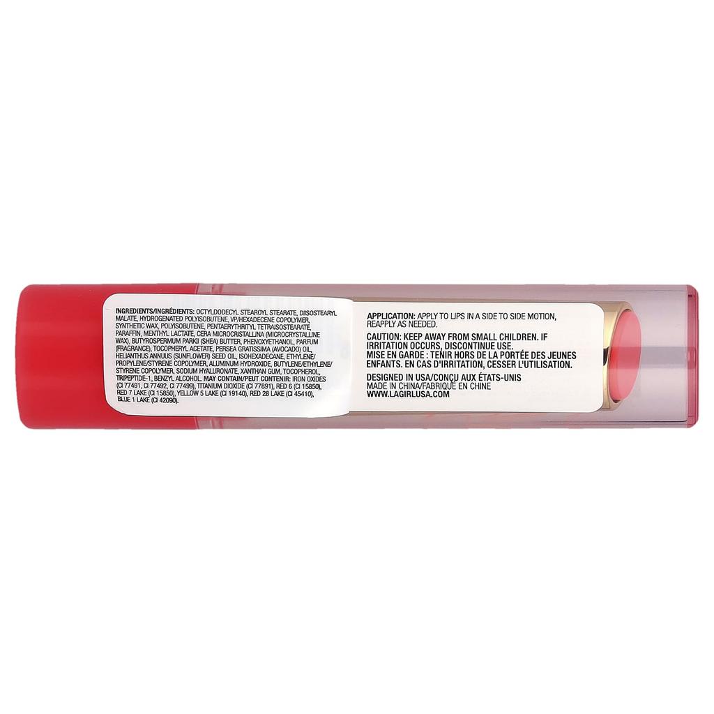 L.A. Girl, Sheer Tint, Lip Balm, GLC601 Sheer Pink, 2g (0.07oz)