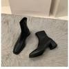 High-end Shoes, High Heels, Ankle Boots, Fleece New Boots, Women's Boots