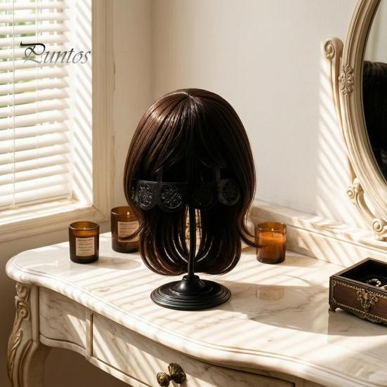 Hat Display for Boutique Stand with Arc Support, Shape Retention Lightweight Plastic Organizer, Wig Hair Salon Desktop Holder Rack Baseball