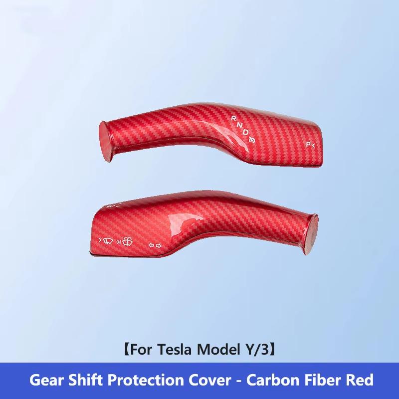 For Tesla Model Y For Tesla Model  3 Gear Shift Cover Shift Knob Cover Lever Handle Protection Car Accessories Interiors