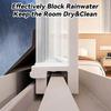 Window Water Blocking Strip Rainproof Barrier Self Adhesive Waterproof Seal Strip for Window Seams Anti-Drifting Rain Proof Sealant Strip