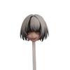 AIEK 1/12 Scale Robot Girl Figure Doll Head, Handmade, Pre-painted, Cute, Compatible with Kotobukiya Body, JN-33