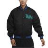 Nike Dugout Bestickter Buchstabe Baseballkragen Lässige Lockere Jacke Herrenjacke Schwarz FQ7970-010