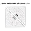 2pcs IMPA371008 Boat Chart Drawing Triangle Ruler Precise Scale Transparent 300mm Acrylic Easy to Use for Nautical Navigation