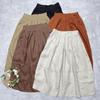 Johnature Japanese Skirts Summer Japanese Elastic Women Casual Skirts