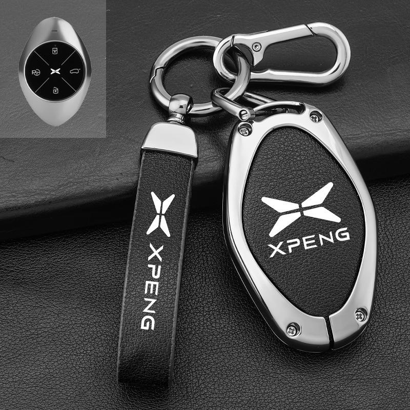 Stop+Skóra Etui Pokrowiec Powłoka na Brelok do Kluczyków Samochodowych Dla Xpeng Xiaopeng p7 p7i p5 g3 g3i g9 g6 22-23 Uchwyt Brelok Akcesoria Wnętrza
