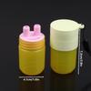 Herbal Inhalant Inhaler Accessory Two Nostrils Sticks Inhaler Tubes Cap Portable Reusable Nasal Inhaler Nasal Suction Cap Bottle