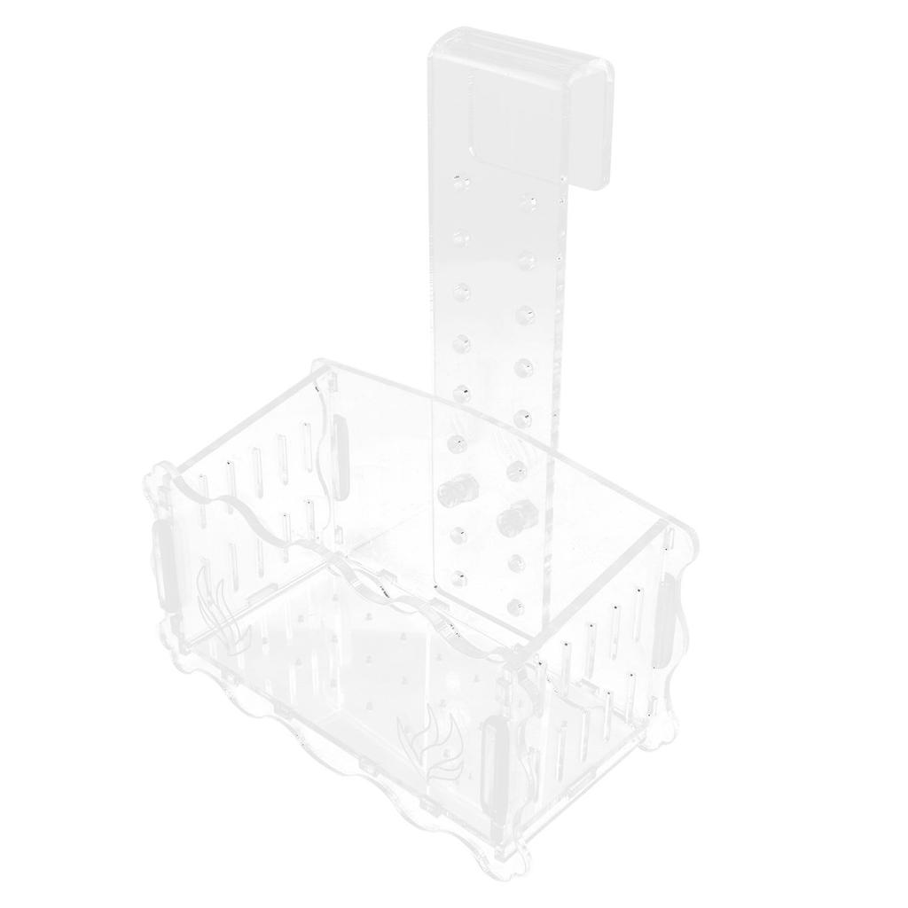 Aquarium Planter Acrylic Aquarium Hanging Plant Holder for Fish Decoration