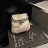 Premium texture silver small bag women's new versatile chain messenger mobile phone bag fashionable mini water pass bag