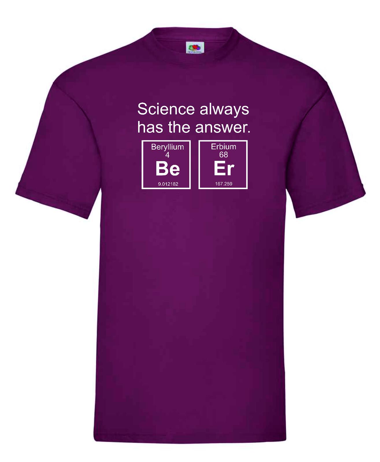 Science Always Has The Answer Funny T-shirt S разноцветный
