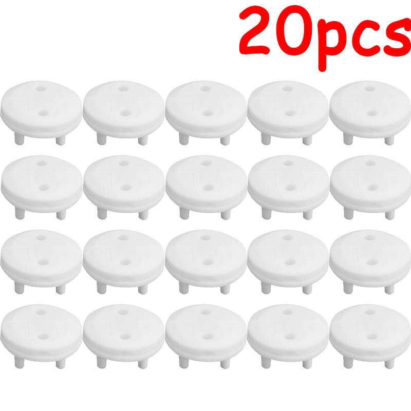1-30Pcs Electrical Safety Socket Protective Cover Baby Care Safety Guard Protection Counter Electric Shock Rotate Protectors