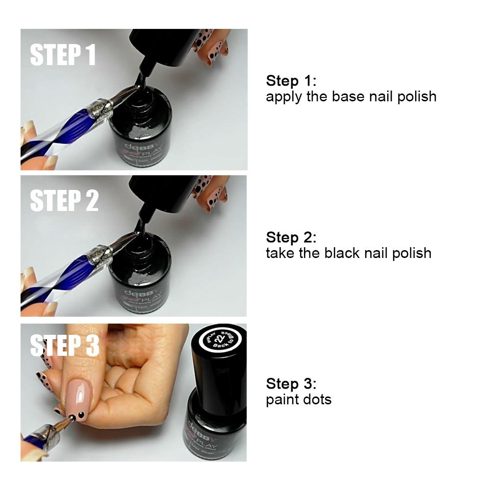 Nail Art Dotting Pen Manicure Tool Set DoubleEnd UV Gel Painting Pen Manicure Accessories