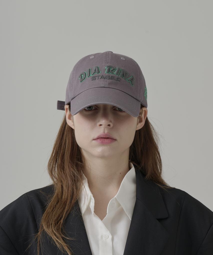 Seuteijial Diarina Washed Ball Cap [Grey]