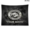 Custom Name Leeds Rhinos Printed Tapestry – Wall Hanging for Bedrooms, Dorms, and Home Decor