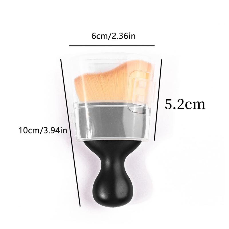 Čisticí štětec na prach z nehtů Štětec na zdobení nehtů Odstraňovač prachu z nehtů Štětec na prášek pro akrylové UV gelové laky Čištění manikúry Štětec na make-up pro krásu