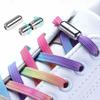 Metal Capsule Shoelaces Semicircle Buckles No Tie Buckle Connector for Shoes Sneakers Shoelace Kids Adult Quick Tie Shoe Laces