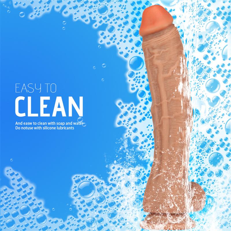 32 cm Ultra-lange Ultra-grobe Flüssigkeit Silikon Simulation Großen Penis Anal Plug Erwachsene Liefert Manuelle Masturbation Gerät