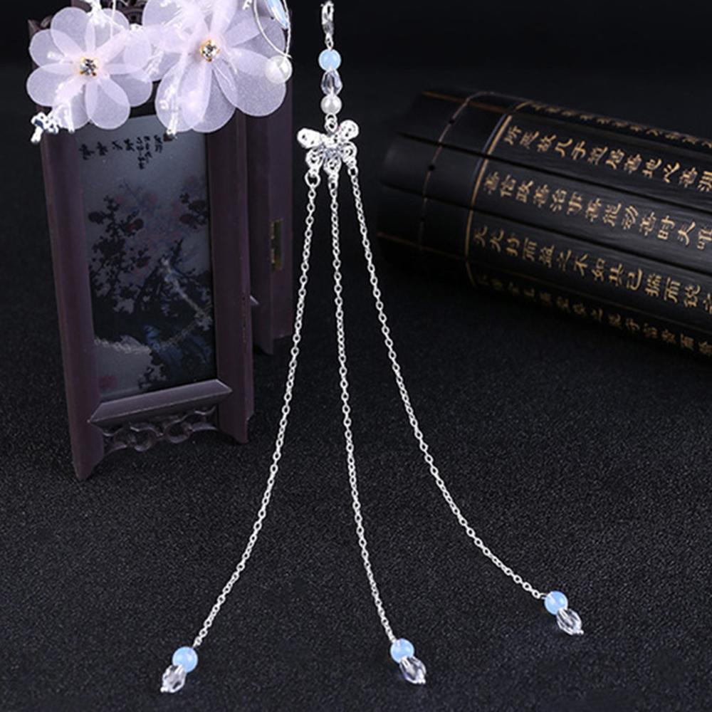 HANFU Metal Chinese Hairpin Tassel Hair Clips's Tassel Classical Tassel With Lobster Clasp
