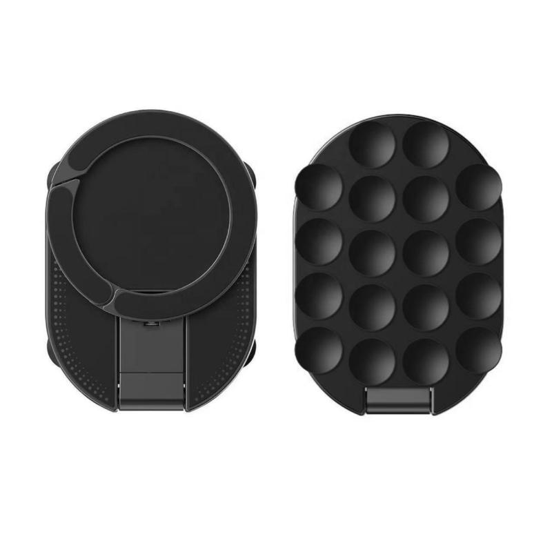 Hands Free Magnetic Suction Mirror Window Phone Holder, Sticky Grip Double Sided Mount for iPhone Magnetic чёрный