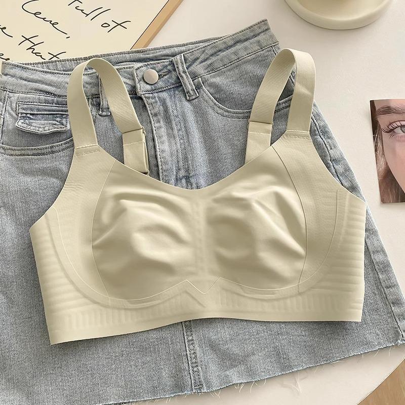 Traceless Adjustment Type Ultra-thin Underwear Women's Big Breasts Show Small Breasts, Anti-sagging Full Cup Thin Bra Cover