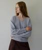ARTID Raccoon Whole Garment V-Neck Knit_4 Colors