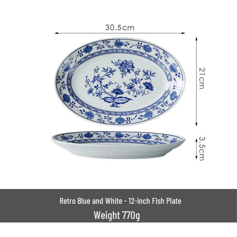 

Retro Chinese Style Stone Serving Plate with Compartments
