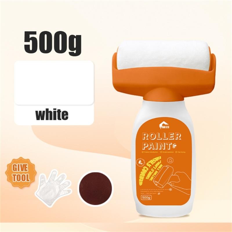 Upgraded Rotating Brush Wall Fix Tool Strong Coverage Wall Patchs Brush Innovative Wall Touch Up Tool Easy Application