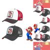 Mario Cartoon Baseball Cap Breathable Hip-hop Duck Tongue Cap For Summer
