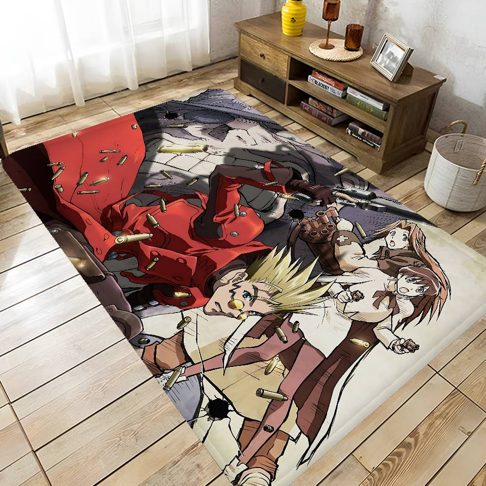 Anime Trigun Stampede Floor Mat Retro Multiple Choice Living Room Kitchen Rug Non-Slip Modern Home Decor