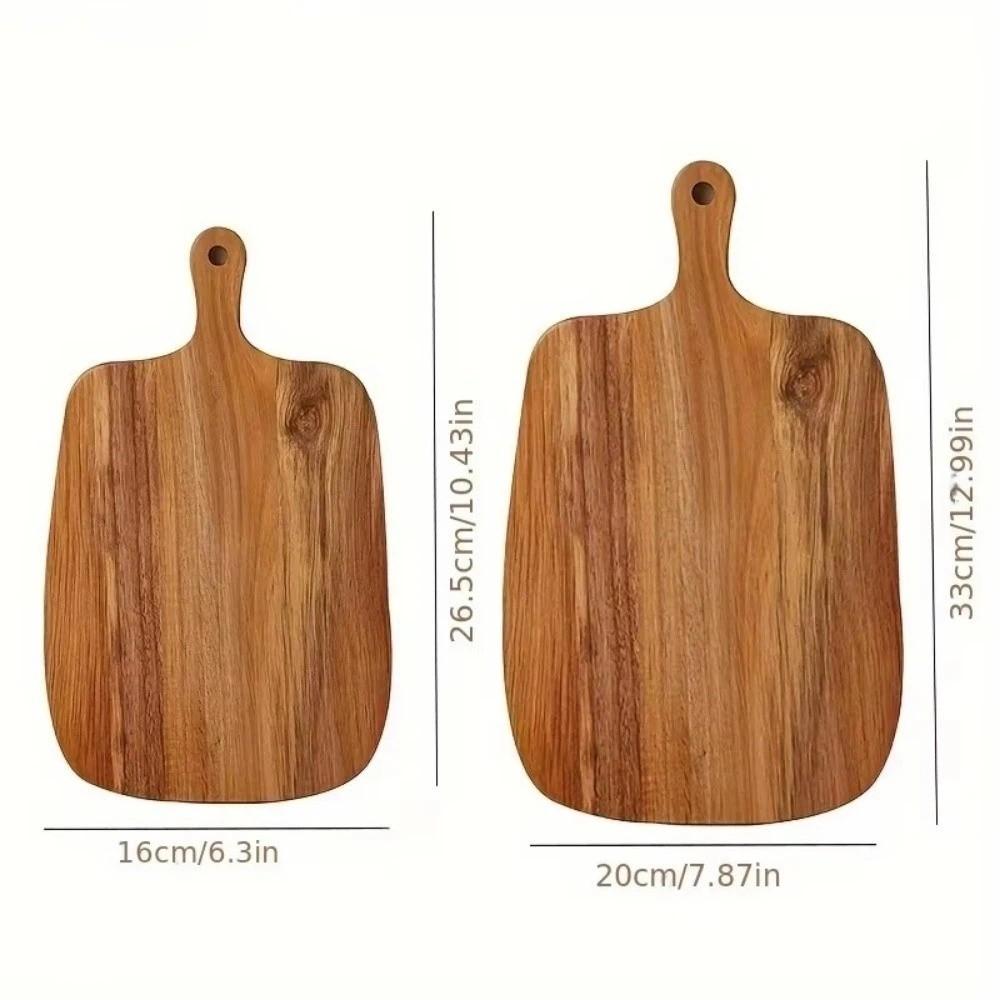 Food-Safe Cutting Board with Handle Bread Board New Fruit Board  For Fish Cheese Bread Desserts