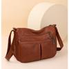 Large Capacity Women's Bag Single Shoulder Bag New Minimalist Multi Compartment Women's Bag Crossbody Bag