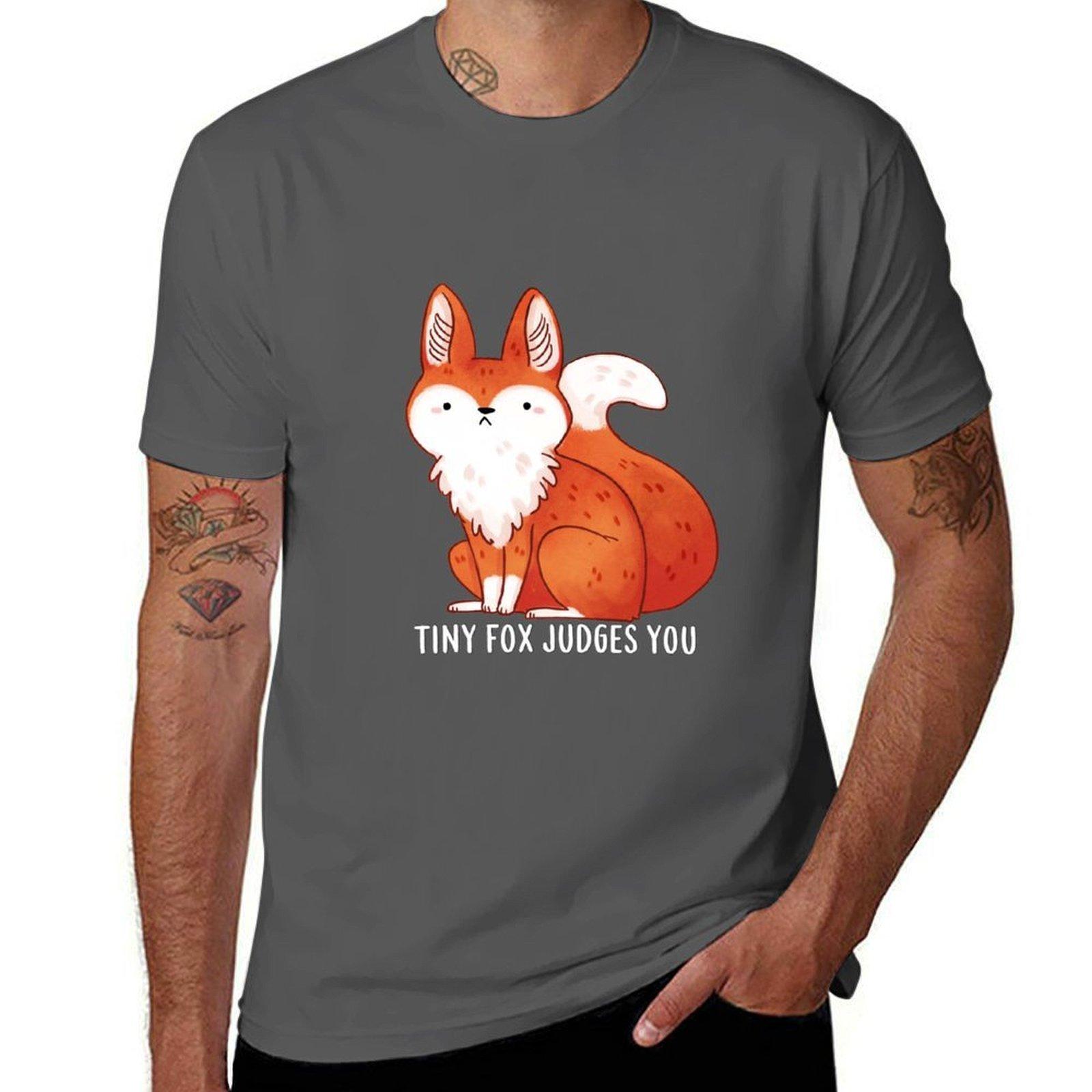 

Tiny Fox Judges you T-Shirt t shirt man luxury man t shirts graphic T-Shirt 4XL