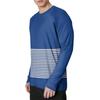 Men's Fashion Printed Raglan Long Sleeve Sports Top