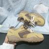 Buty Damskie 2024 Markowe Sznurowane Damskie Wulkanizowane Buty Modne Kolorystycznie Dopasowane Wysokiej Jakości Okrągły Czubek Wygodne Buty Codzienne