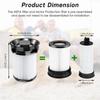 Vacuum Cleaner Filter Replacement Parts for Miele TriFlex HX1 FSF Vacuum Cleaner, Washable Fine Dust Filter Accessories
