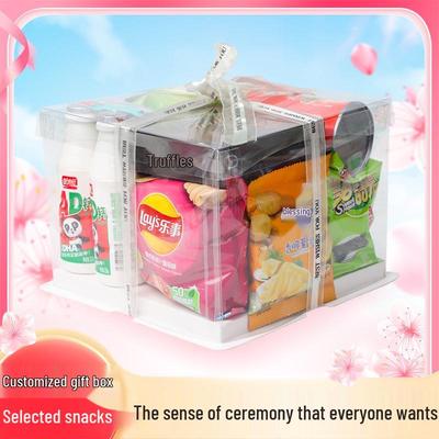 Kindertag Snack-Geschenkbox - Verschiedene Snacks & Kuchen für Kinder