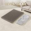 Plush Square Pet Bed Dogs Cats Soft Foam Cushion Warm Cozy Sleeping Mat Multi-Size Indoor Outdoor Use