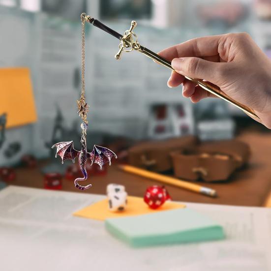 Fourth Wing Dragon Bookmark Fantasy Dragon Page Maker Cool Metal Bookmark Reading Gift for Men Women Bookworm