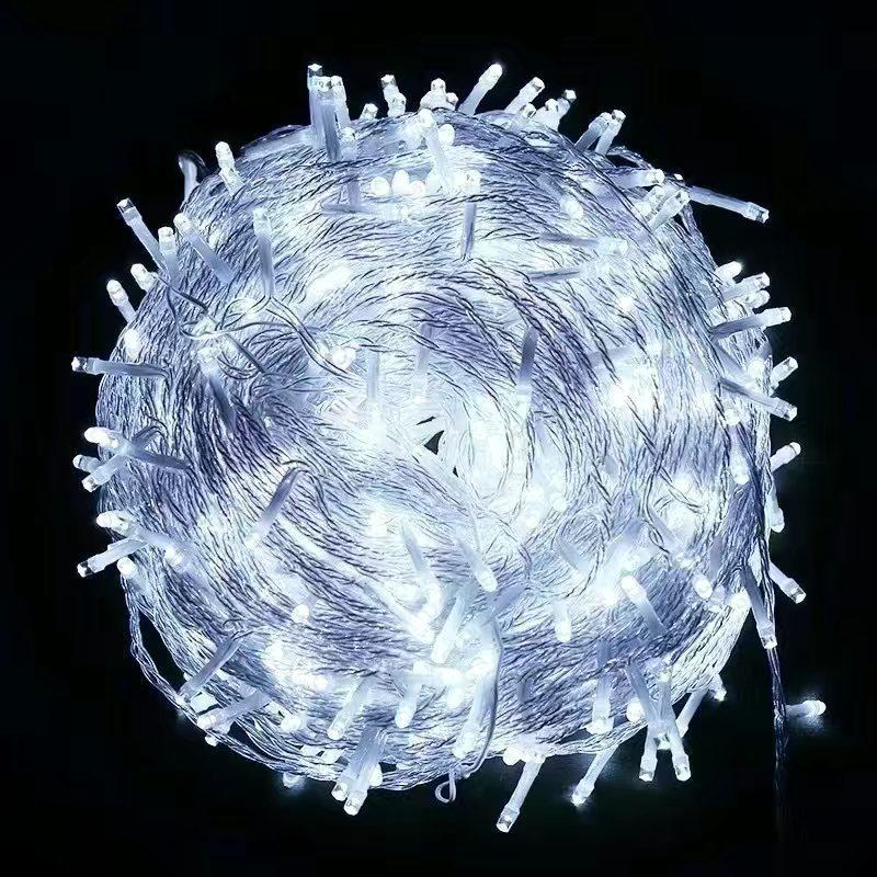 LED Garland String Lights 10m 30m 50m 100m Christmas Tree Wedding Decoration Waterproof Fairy Light Indoor Outdoor 220V EU Lamp