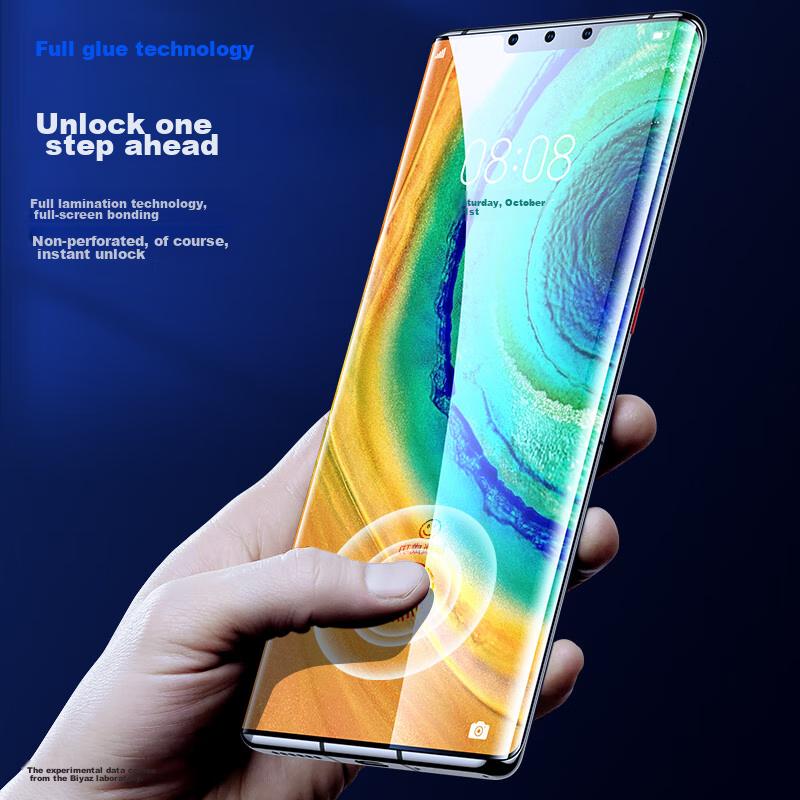 Full Screen Nano 2 Pieces Screen Protector for Huawei Mate30Pro/30E Pro, Mate30RS Hydrogel Soft Film, Non-Tempered High-Definition Protection JM255
