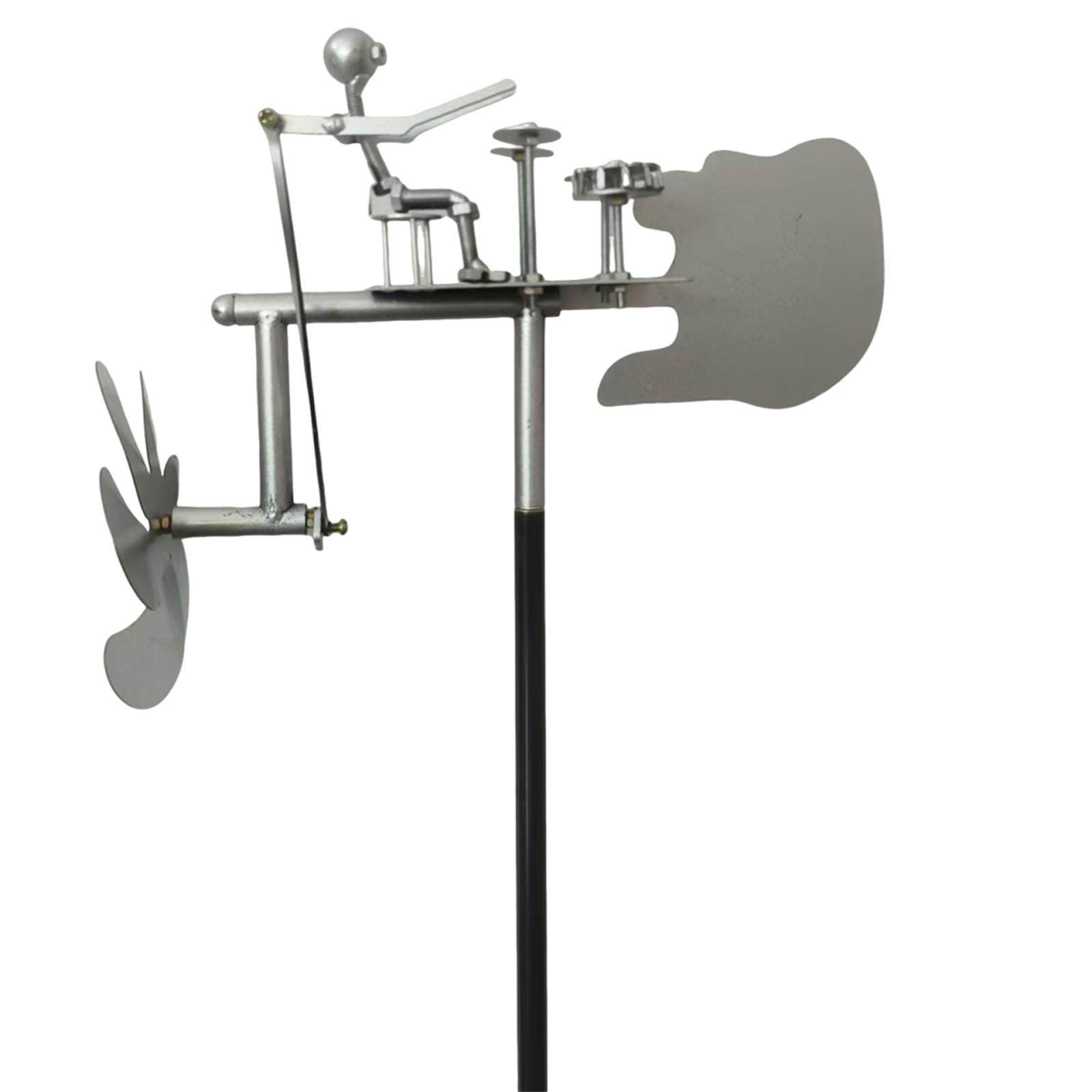 

Ручная работа металлическая мельница-барабанщик, украшение сада в виде мельницы-барабанщика, музыкальные фигурки перкуссионистов, забавная скульптура на ветряной тяге One Size серебряный