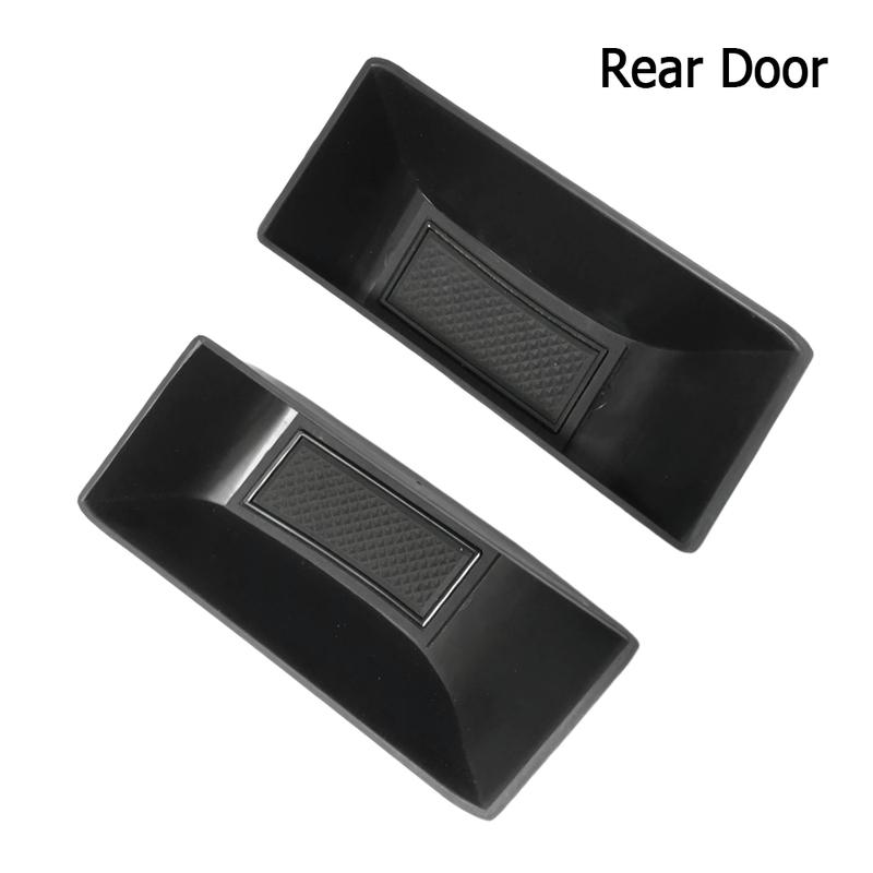2Pcs Car Door Side Storage Box Front/Rear Door Handle Armrest Tray Organizer for BYD Atto 3 Yuan Plus   Accessories