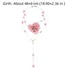 Collier Empilé Orchidée Phalaenopsis de Luxe Pendentif Fleur Exquis Haut de Gamme Polyvalent